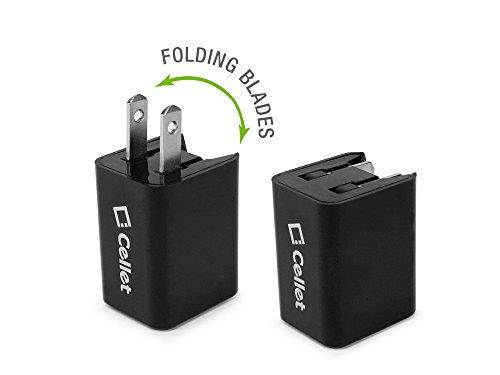 Cellet MicroUSB Travel Charger (2400MAH) - Black