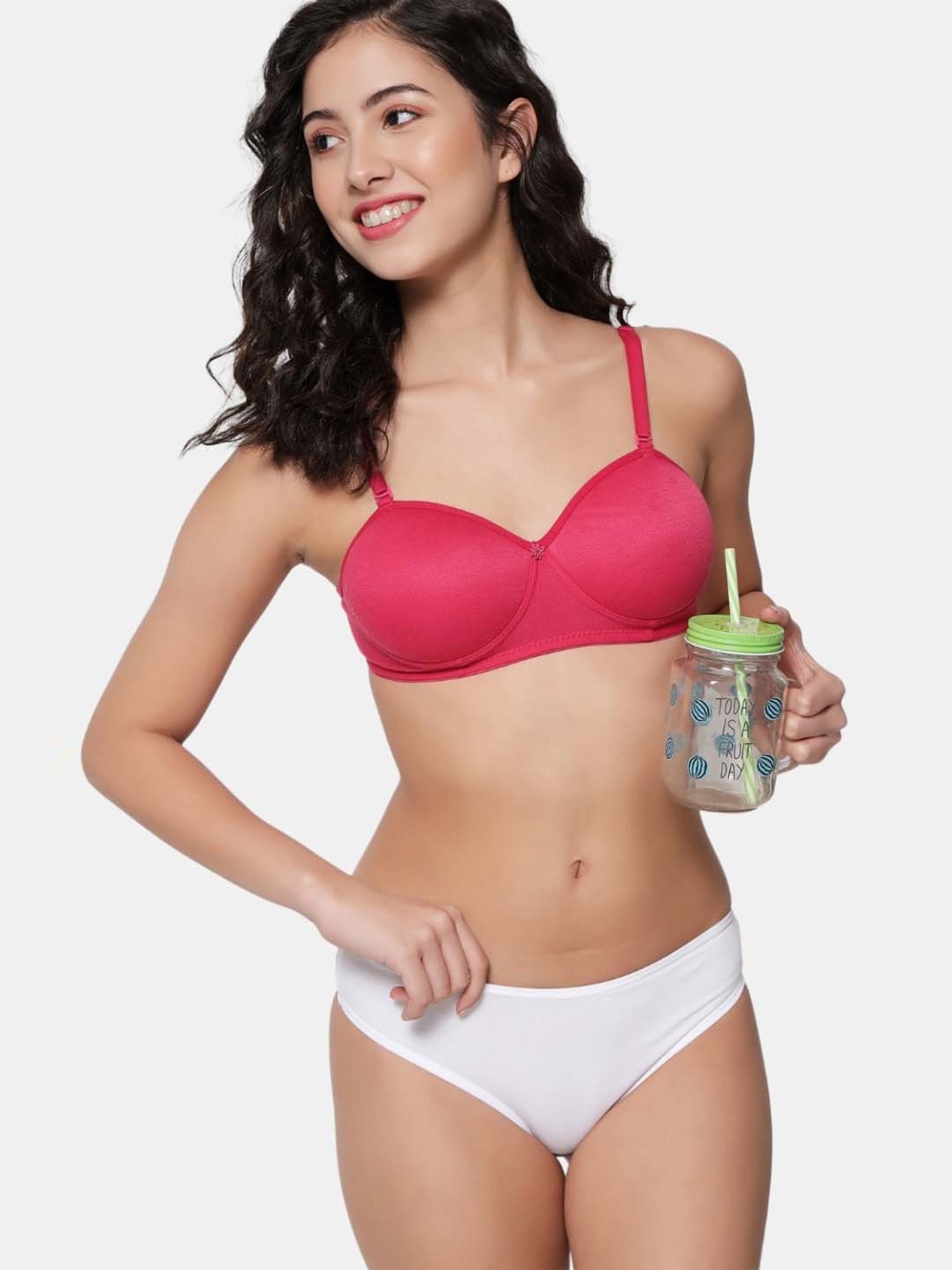 Bleeding Heart White & Red Thongs - Pack Of 2