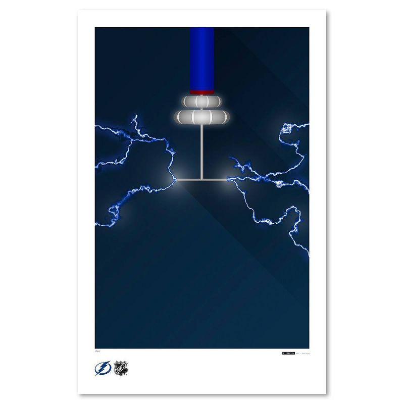 NHL Tampa Bay Lightning Amelie Arena Art Poster Print