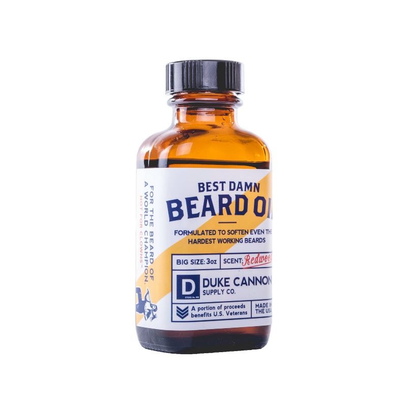 Duke Cannon Best Damn Redwood Beard Oil - 3oz