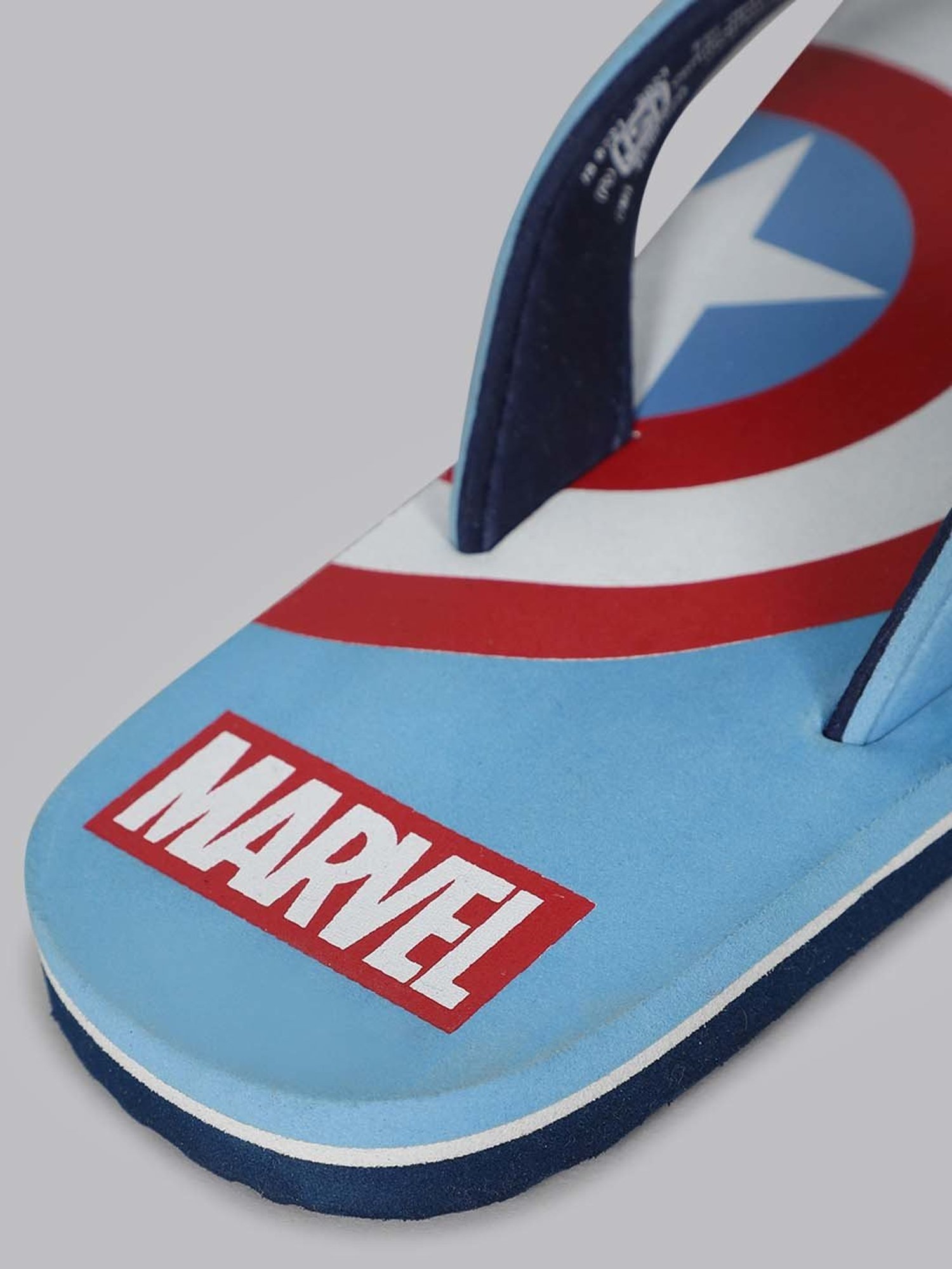 Yellow by Westside Blue & Grey Slingback Slides