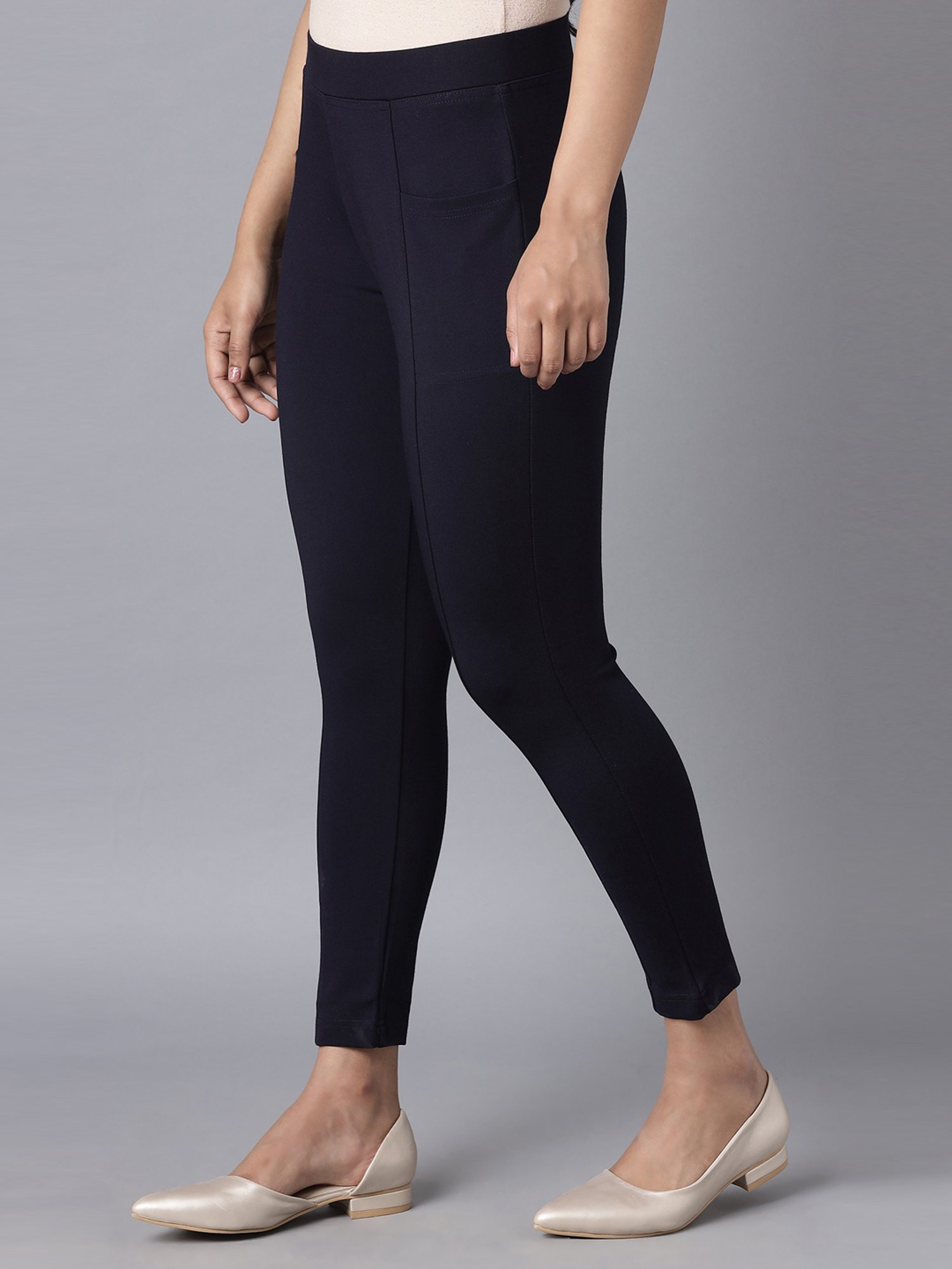 Elleven Navy Plain Pants