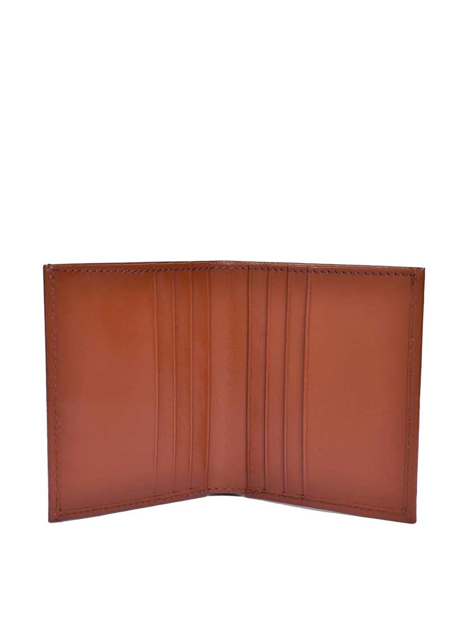 BELWABA Tan Casual Leather Bi-Fold Wallet for Men