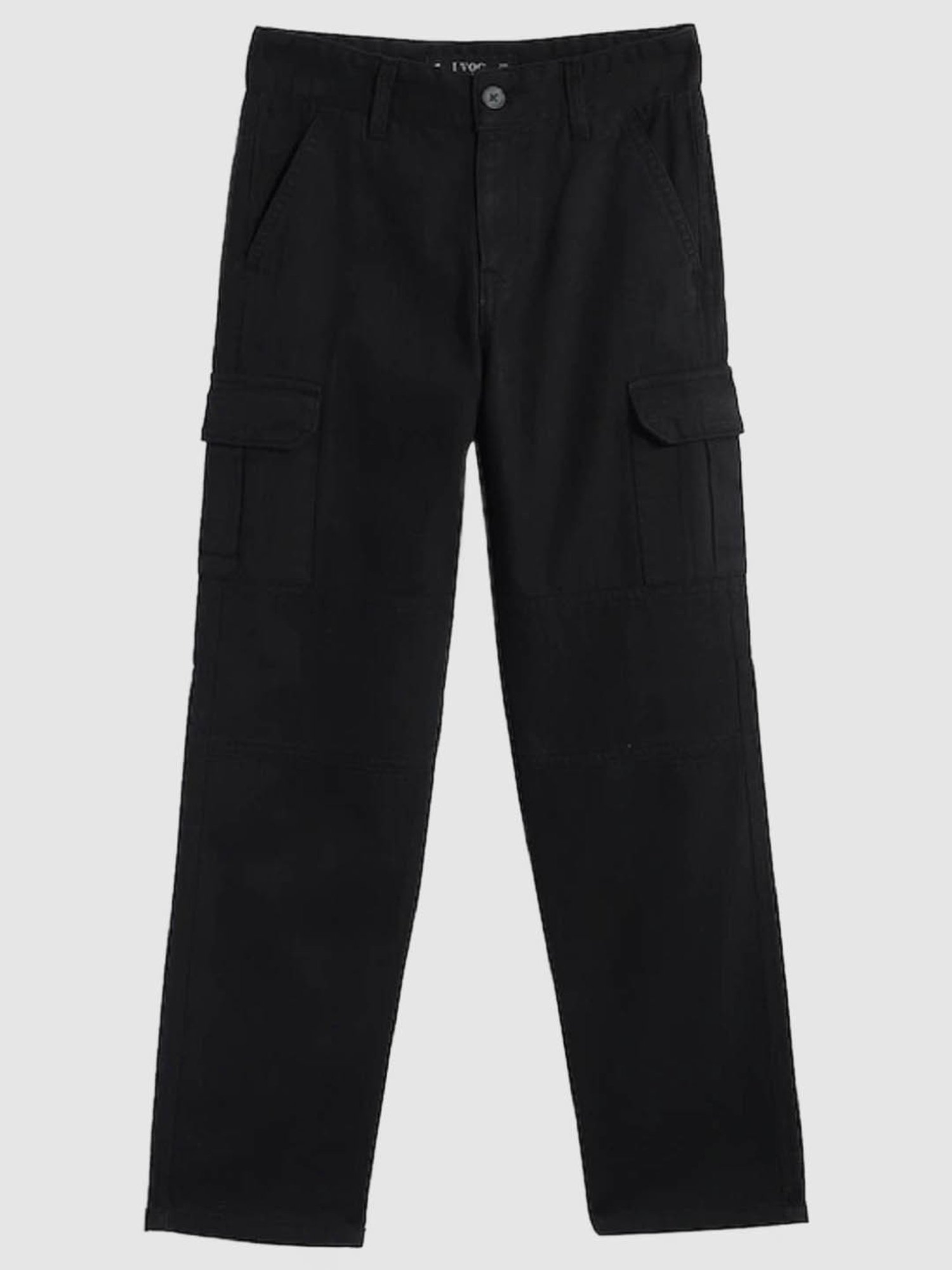 IVOC Boys Black Solid Pants