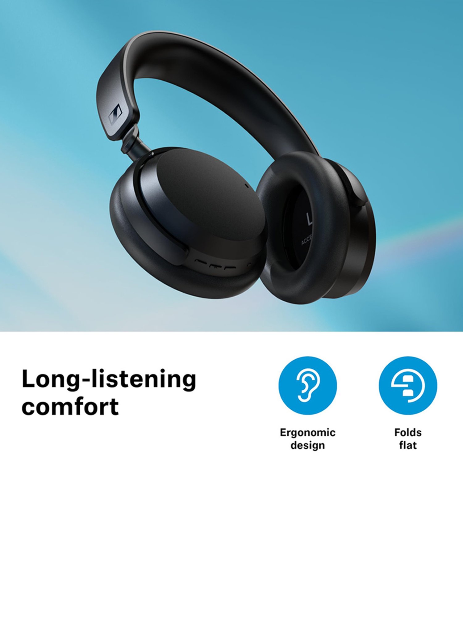 Major IV On Ear Wireless Bluetooth Headphone with Microphone (Black, True Wireless)
