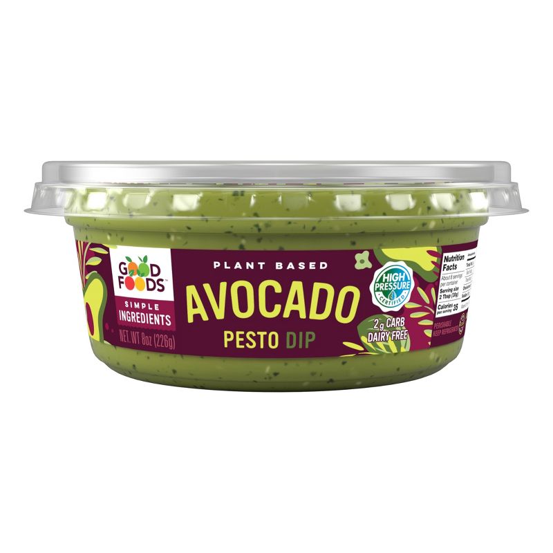 Good Foods Plant Based Avocado Pesto Dip - 8oz