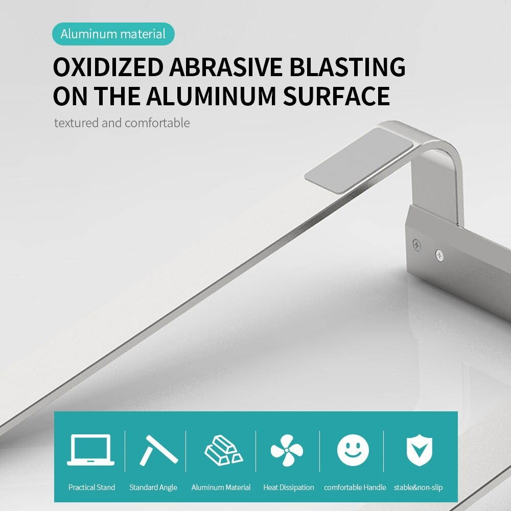 Portable Aluminum L181A Laptop Stand for notebook Desktop Silicone Nonslip Ergonomic Hollowed out Holder Cooling Laptop Bracket