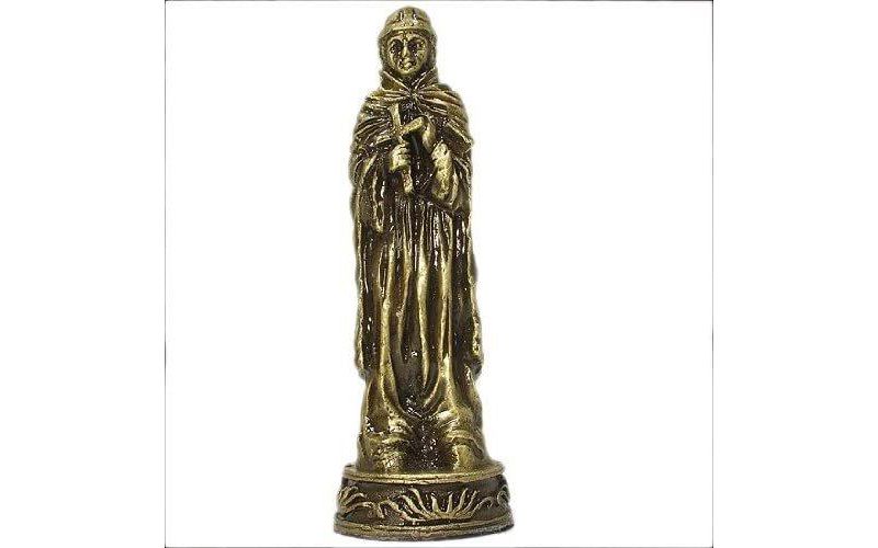 WE Games Medieval Chessmen - Pewter - King measures 3.5 in.