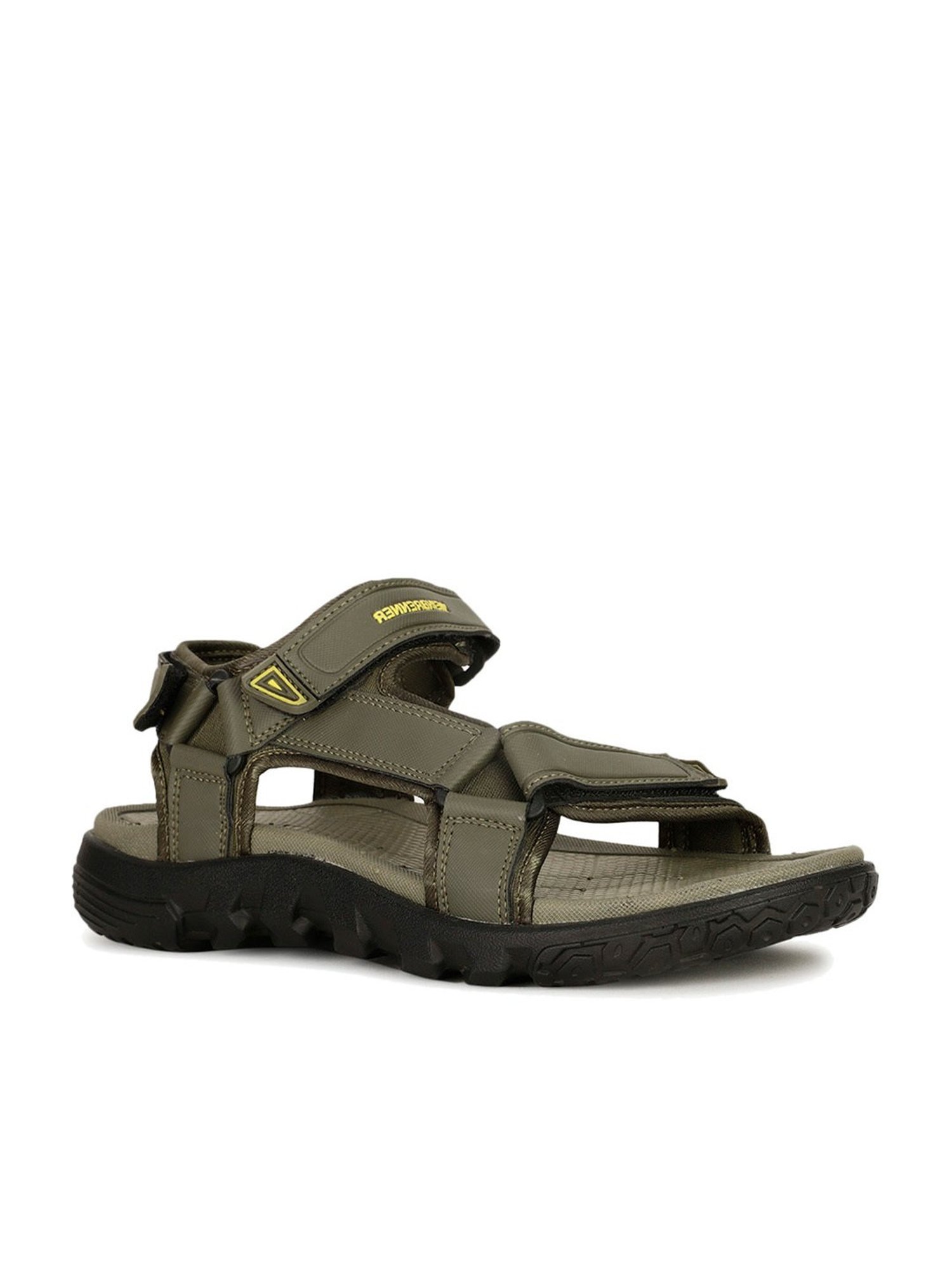 Weinbrenner by Bata Men's PROST Olive Floater Sandals