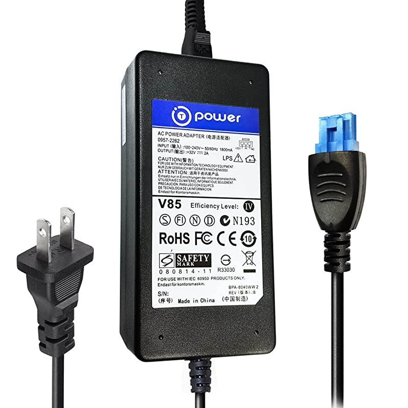 32v Ac Dc Adapter charger Compatible with HP Officejet ProPlus 8000 8500 8500A 8250V 8250xi Series Color Inkjet Allinone Printer Models A809 A809A A910 A910N A910A A910G Power Supply