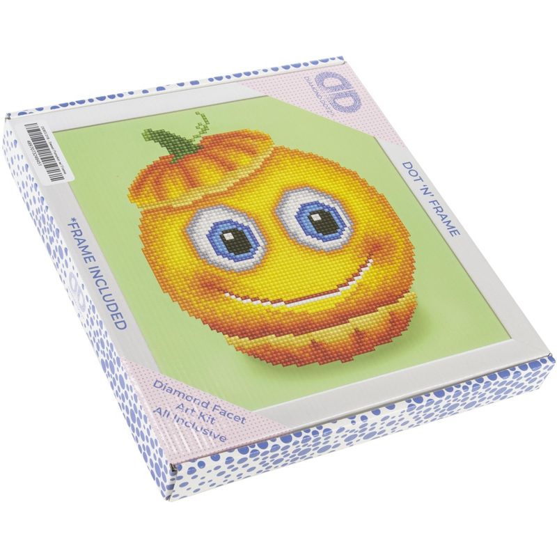 Diamond Dotz Diamond Embroidery Facet Art Kit 10.2"X9"-Sweet Pumpkin W/Frame