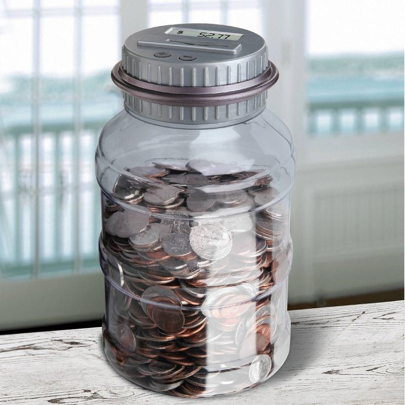 Coin Counting Jar