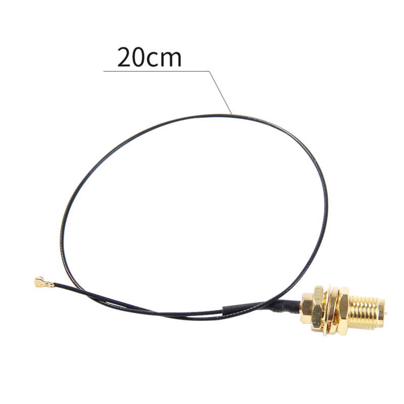 Dual band 5dbi Wireless WiFi Antenna RP-SMA + MHF4/IPX Pigtail Cable Desktop Kit For NGFF M.2 Card Intel AX200 9260 8265 3G/4G Module
