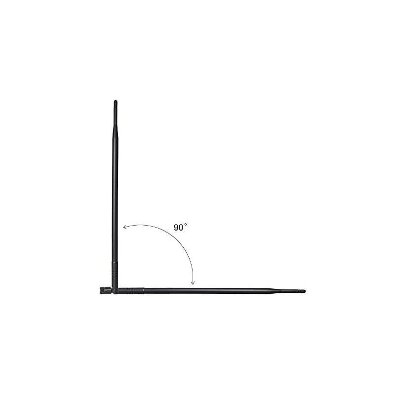 24GHz 58GHz Dual Band WiFi Antenna 2Pack OmniDirectional Wireless Antenna with RPSMA Connector for Wireless Network Router PCIPCIe Card USB Adapter IP Camera