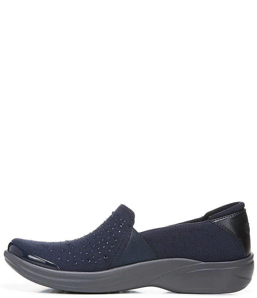 Bzees Poppyseed Rhinestone Slip-On Mesh Washable Shoes