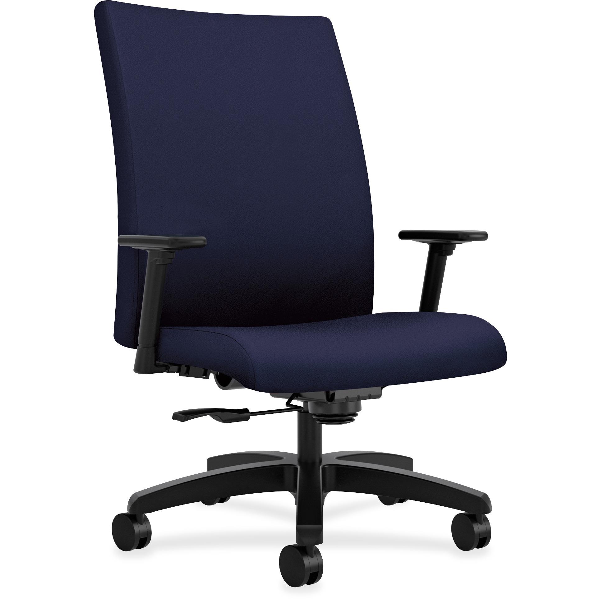 HON Big/Tall Task Chair Mid-back 32-1/4"x28"x43-1/8" Navy IW801CU98
