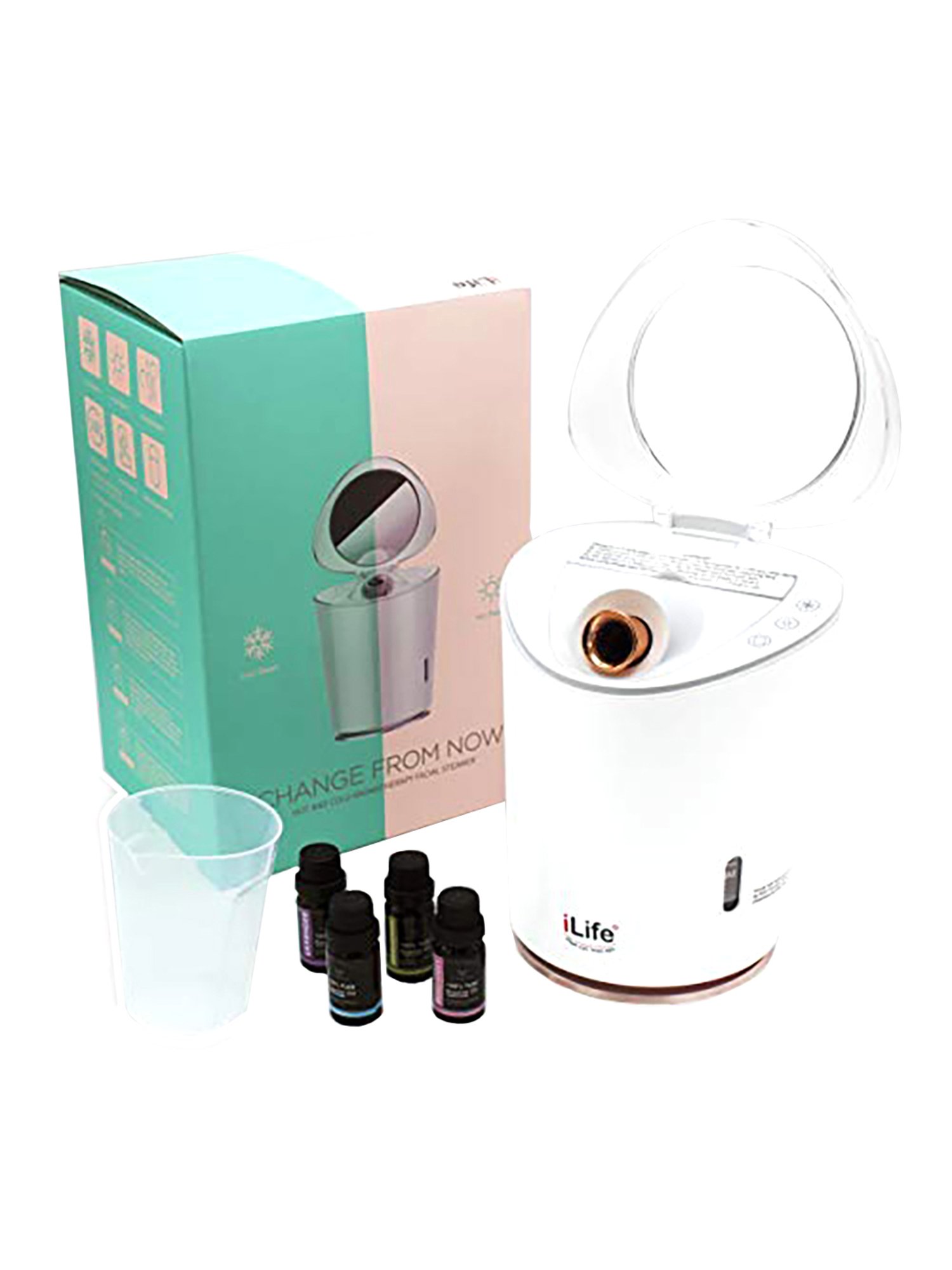 ILIFE NanoSteamer Professional 4-in-1 Facial Steamer (White)