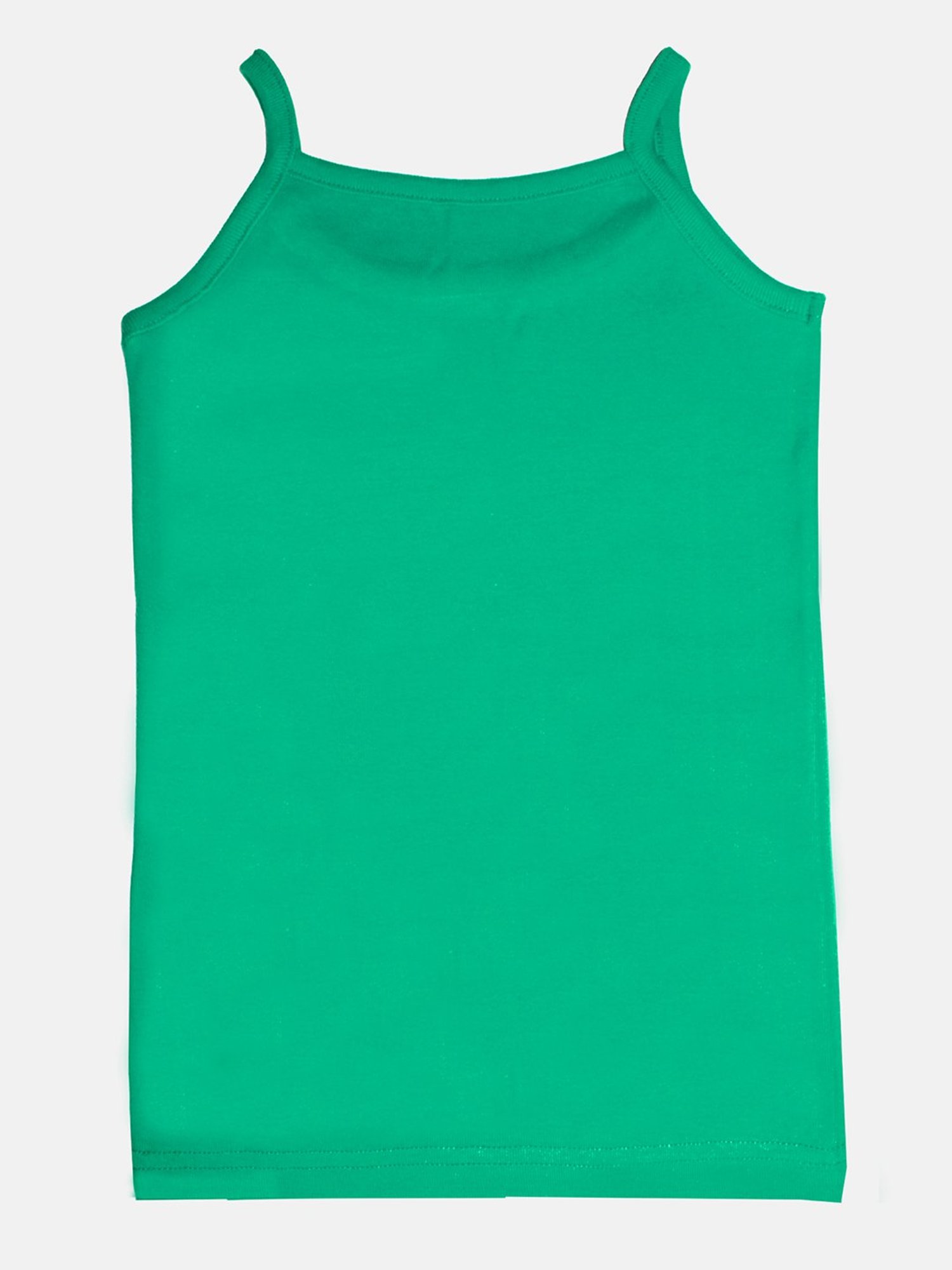 Kiddopanti Kids Black & Pink Solid Camisole (Pack Of 2)