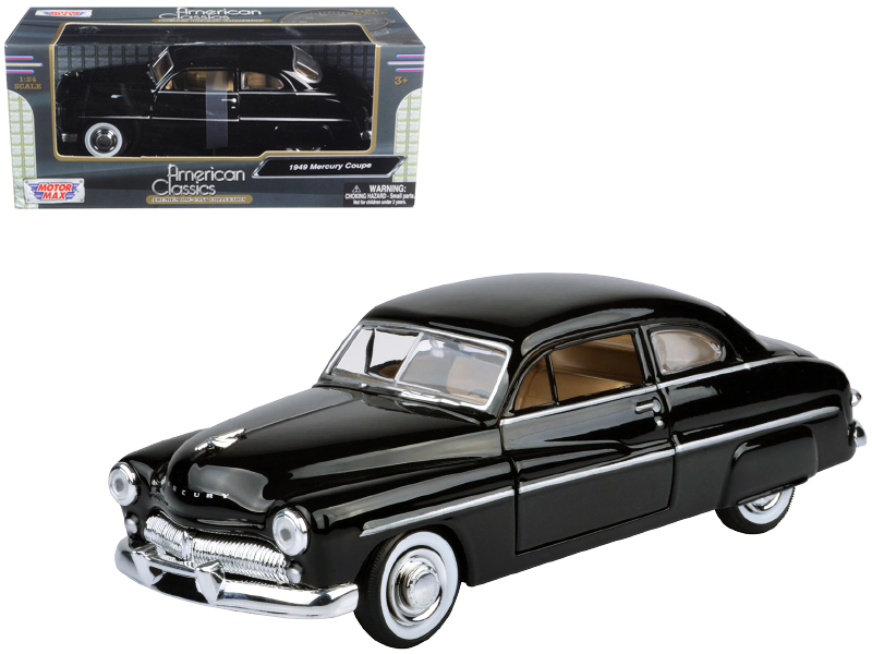 1950 Mercury Eight Coupe Matt White with Orange Stripes "California Lowriders" Series 6 1/64 Diecast Model Car by Greenlight
