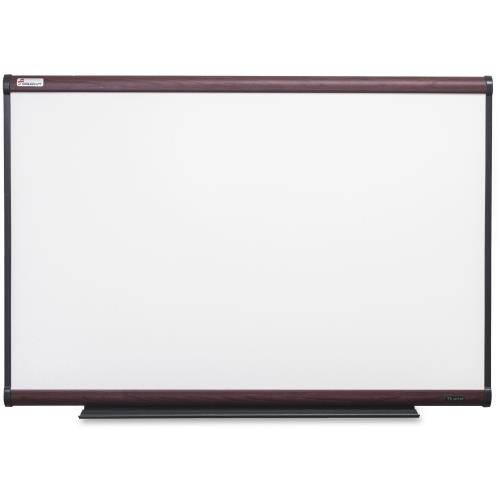SKILCRAFT NSN6222118 Mahogany Fram Dry-Erase Board, 4 ft. x 3 ft.,