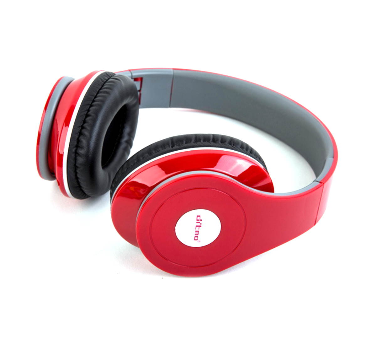 Head-mounted Wired music headset, Stereo Headset with Deep Bass, Foldable & Lightweight, Perfect for Cell Phone/TV/ PC and Travelling Sports Running