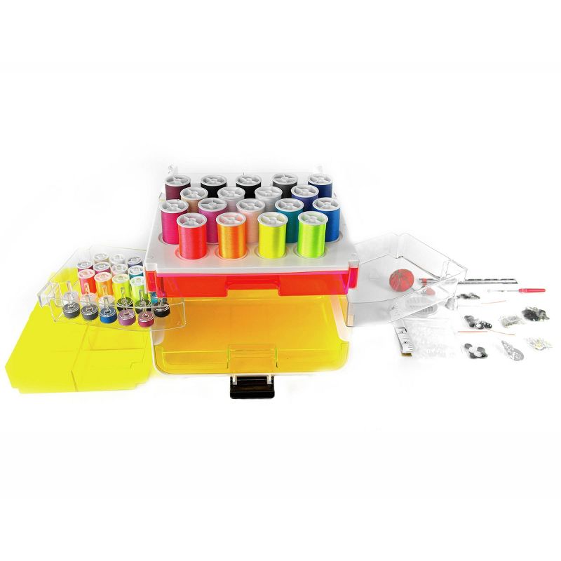 Singer Sew It-Goes-Craft Storage and Sewing Kit Neon 255 pc