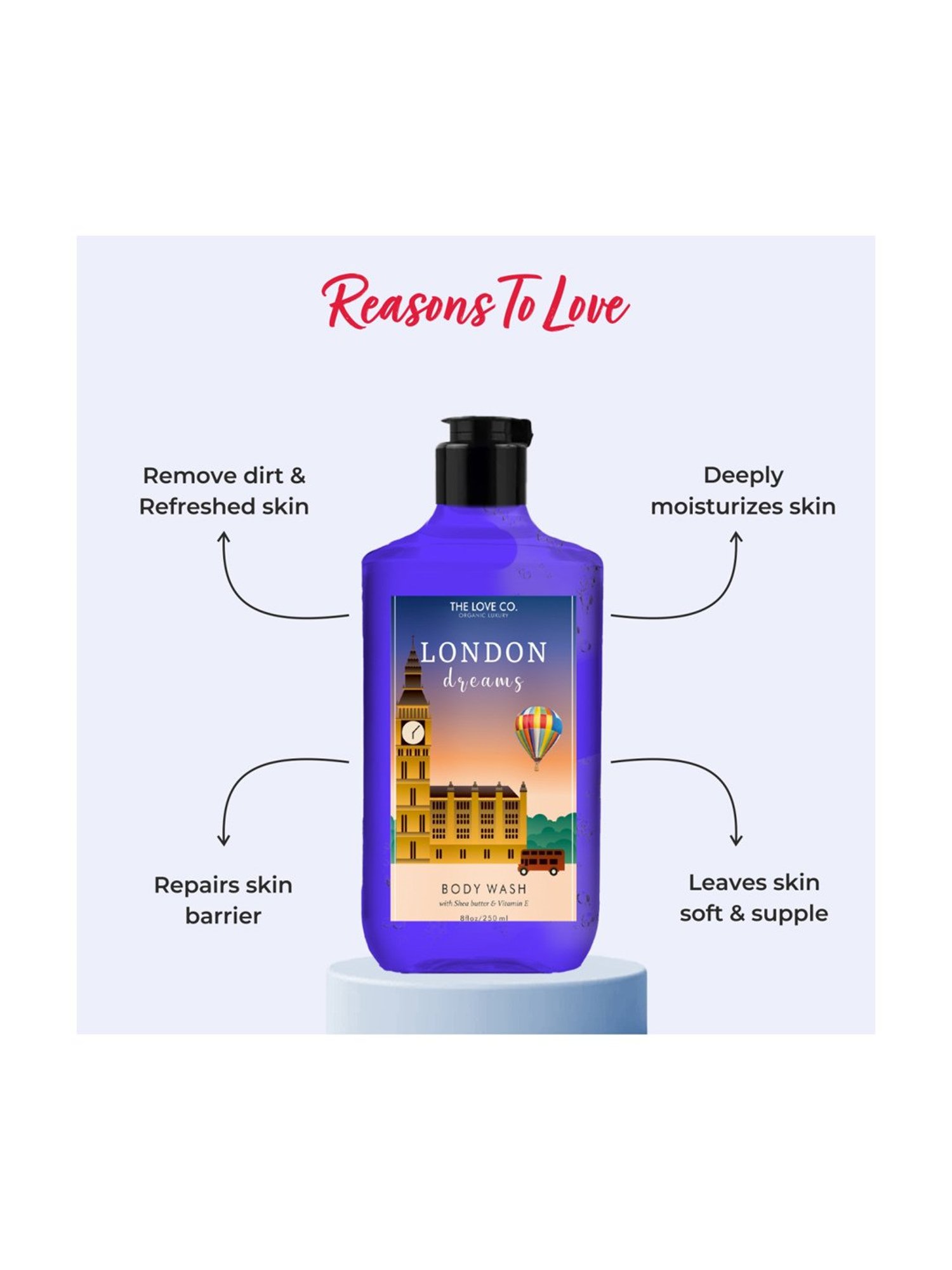 The Love Co. London Dreams Body Wash - 250 ml