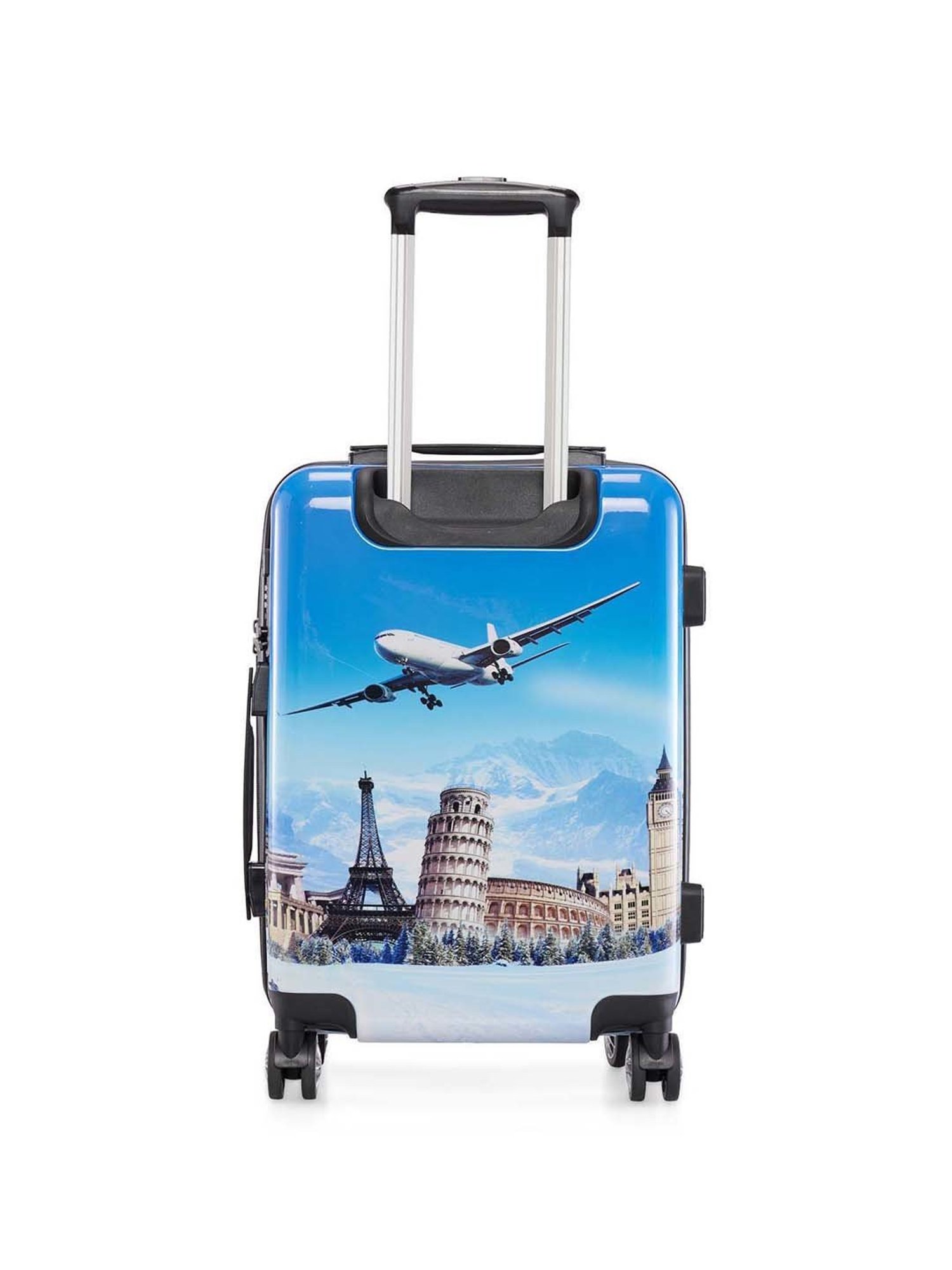 Baomi 632 Blue Hard Small Trolley Bag - 25 cm
