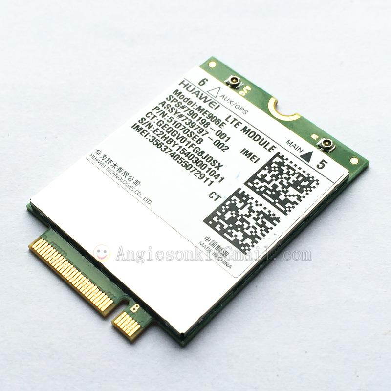 ME906E M.2 NGFF LTE/HSPA+ FDD 4G WWAN module Adapter Card 704031-001 / 740011-005 Unlocked for HP lt4112 HUAWEI ME906E
