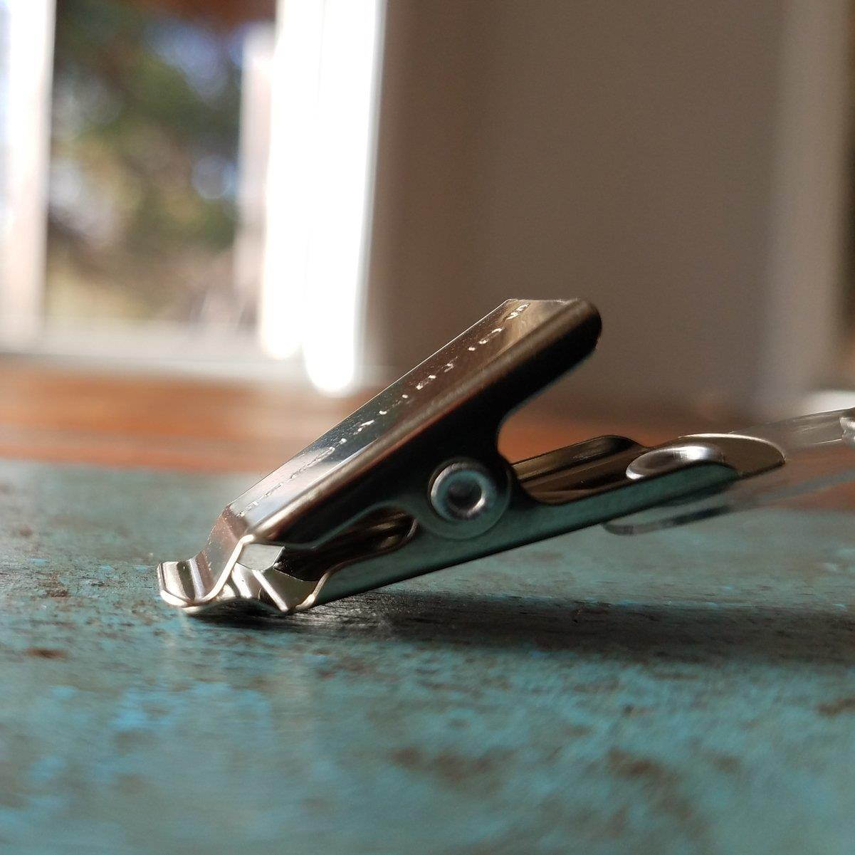 5 Pack - Clear Plastic ID Badge Holders - Vertical OR Horizontal with Clothing Friendly Metal & PVC Strap Clips - for 2.25 X 3.5 Inch Name Tags & Work Access Cards, by Specialist ID