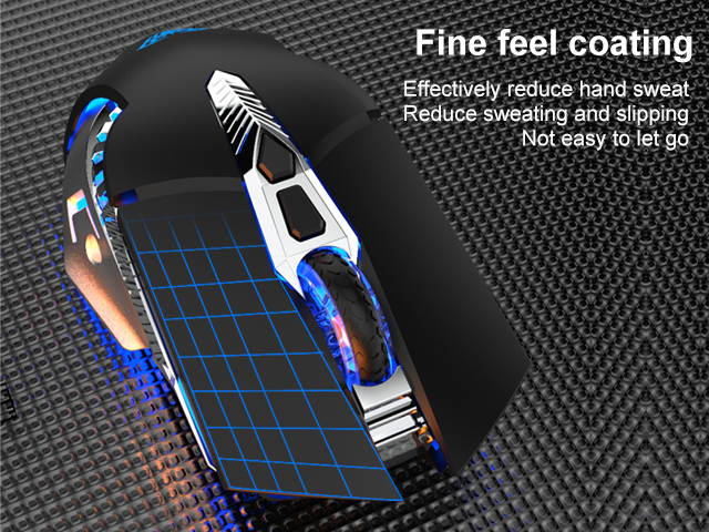 AULA SC200 Wireless Rechargeable Mouse 7 Buttons Bluetooth3.0/5.0 USB 3 Modes Optical Ergonomic Mouse Gamer for Desktop Laptop