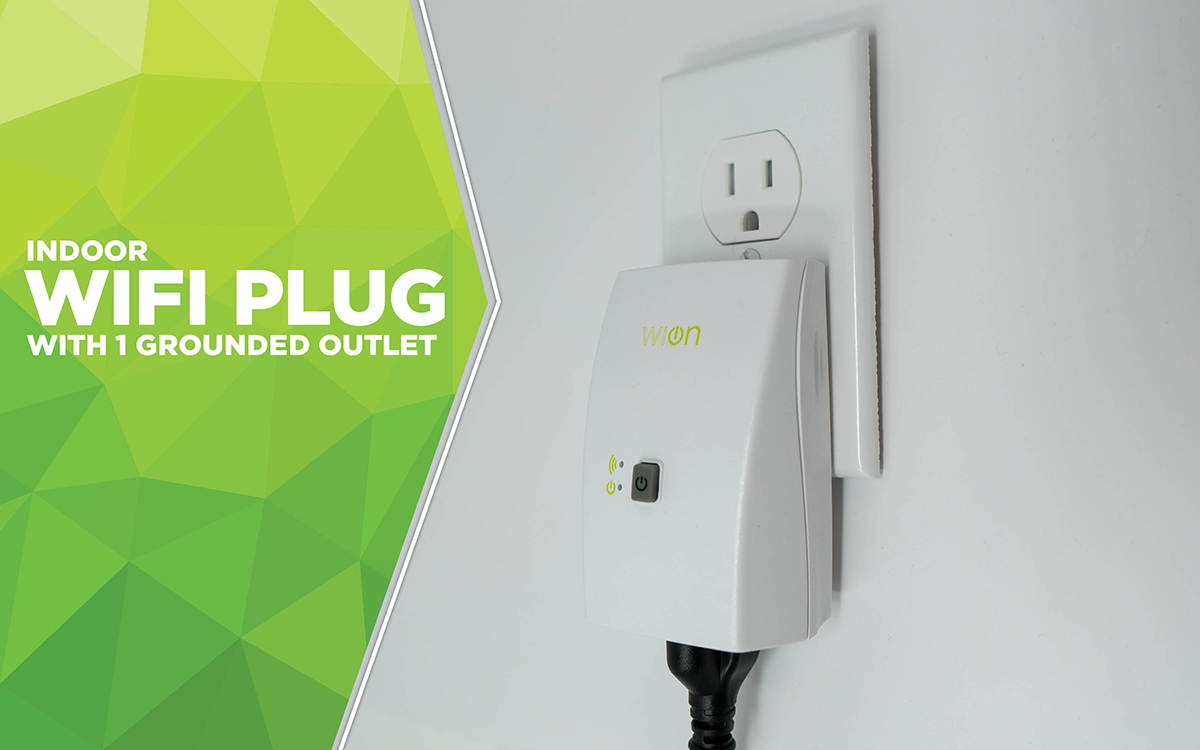 Coleman Cable 50050 Indoor Wifi Outlet White