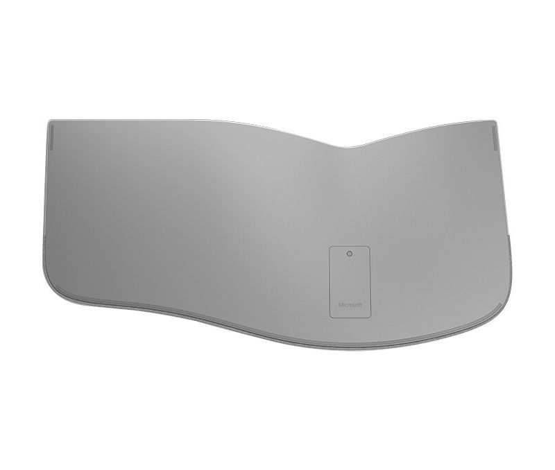 Microsoft Surface Ergonomic Keyboard Gray - Wireless - Bluetooth - QWERTY Key Layout - Made w/ Alcantara Material