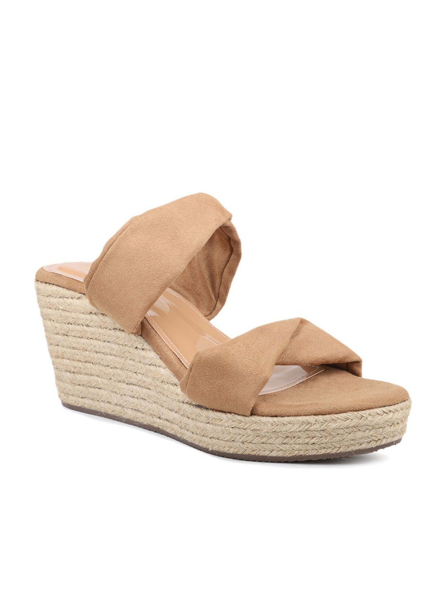 Inc.5 Women's Beige Casual Wedges