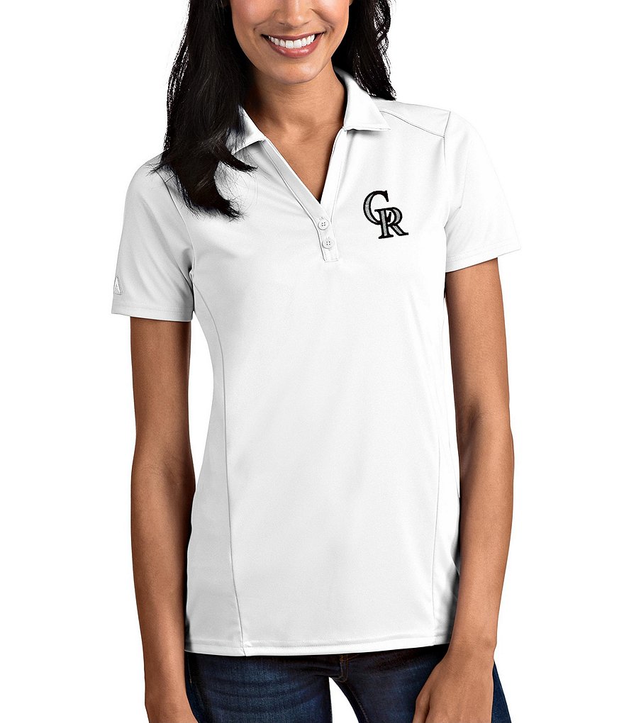 Antigua Women's MLB Tribute Short-Sleeve Polo Shirt