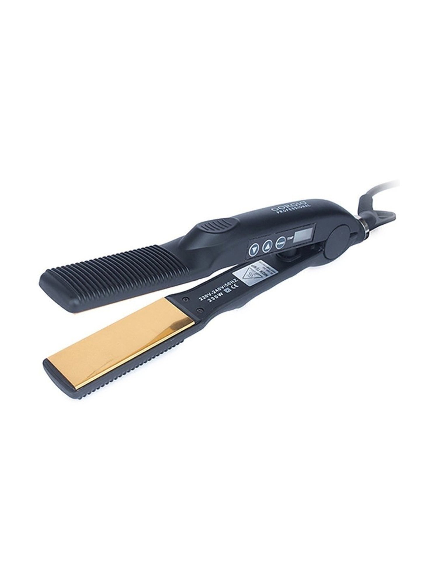 Gorgio Professional HS2010 Gold Plated Hair Straightener (Black)