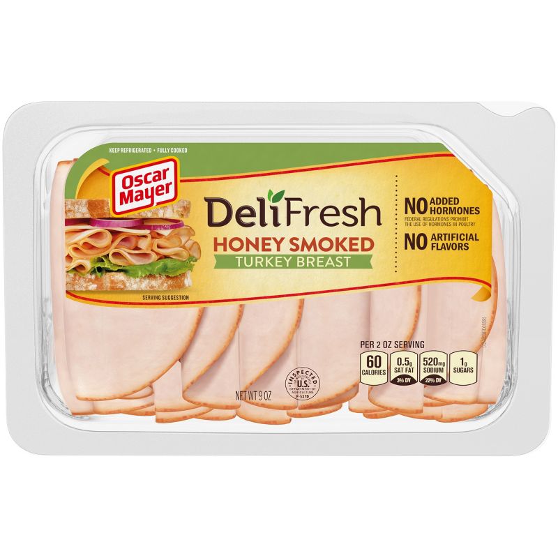Oscar Mayer Deli Fresh Honey Smoked Turkey Breast - 9oz
