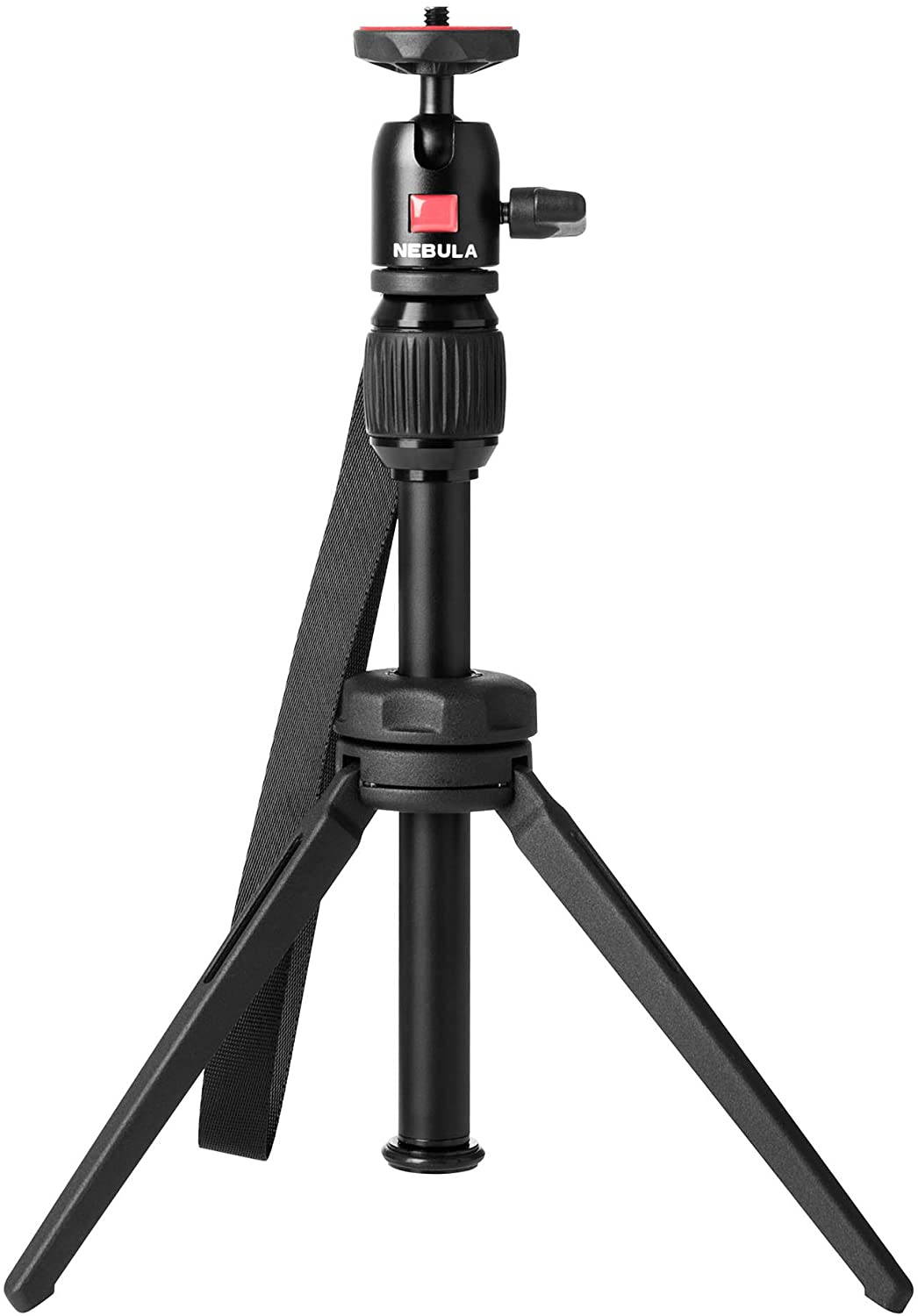 Anker Nebula Capsule Series Adjustable Tripod Stand, Compact, Aluminum Alloy Portable Projector Stand for Capsule, Capsule Max, and Capsule II with Universal Mount and Swivel Ball Head