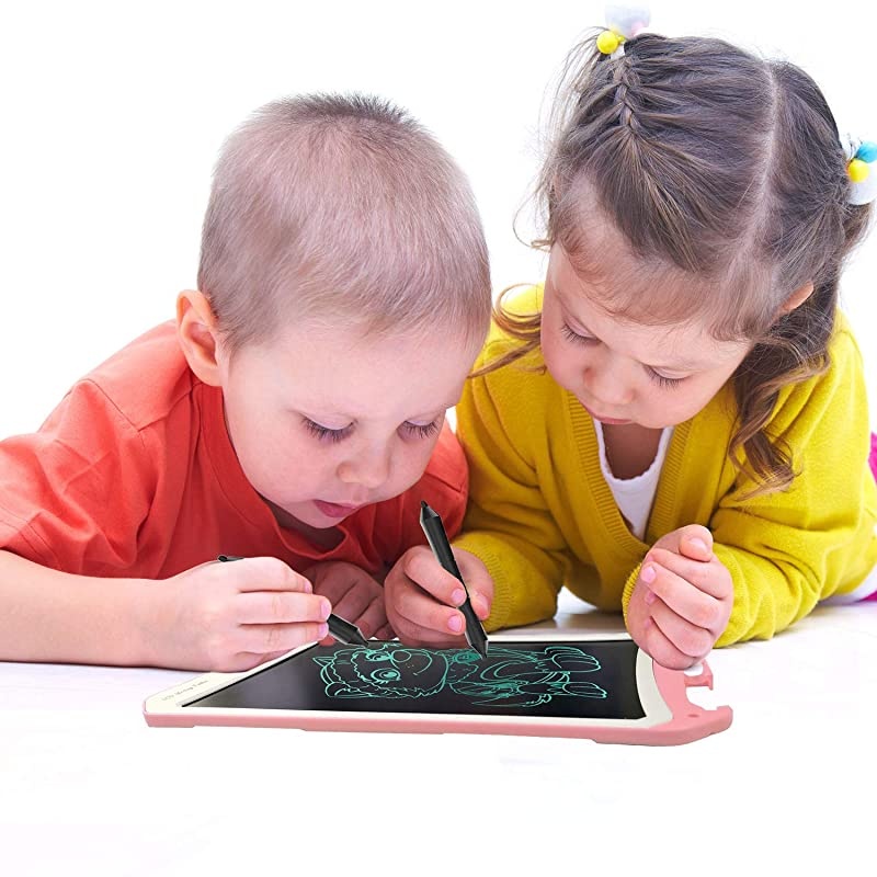 85 Inch Writing Drawing Board Doodle Board Toys for Kids  Birthday Gift for 45 Years Old Kids Adults LCD Writing Tablet with Stylus Smart Paper for Drawing Writer dPink White