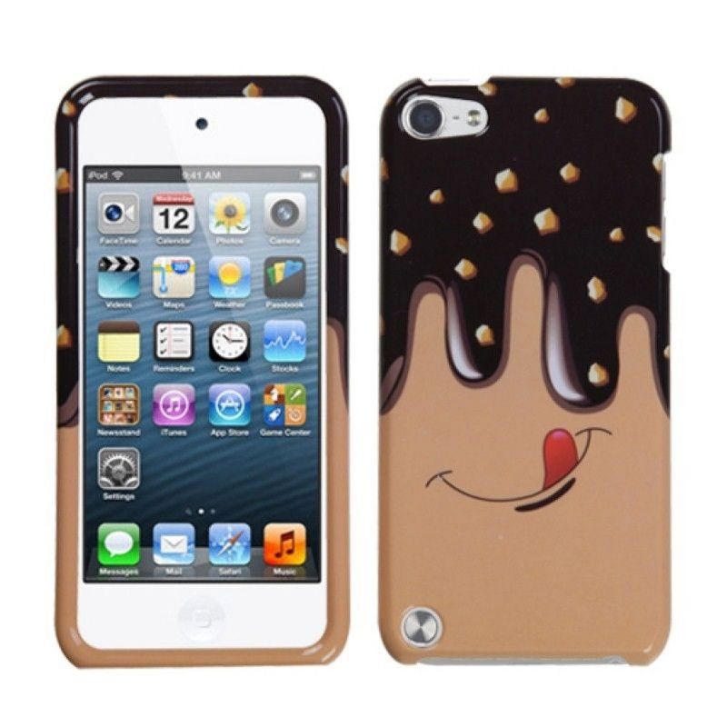 MYBAT For Apple iPod Touch 5th Gen/6th Gen Brown Rainbow Gemstones Hard Case Cover