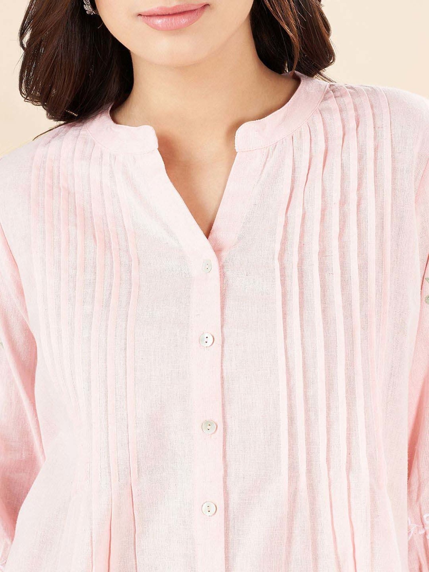 Akkriti by Pantaloons Pink Printed Tunic