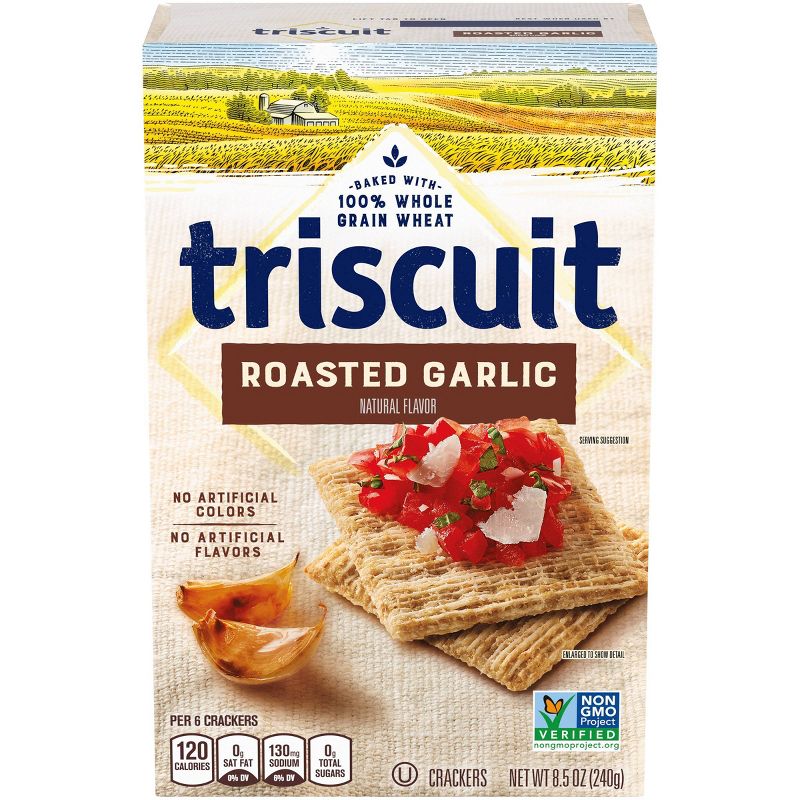 Triscuit Roasted Garlic Crackers - 8.5oz
