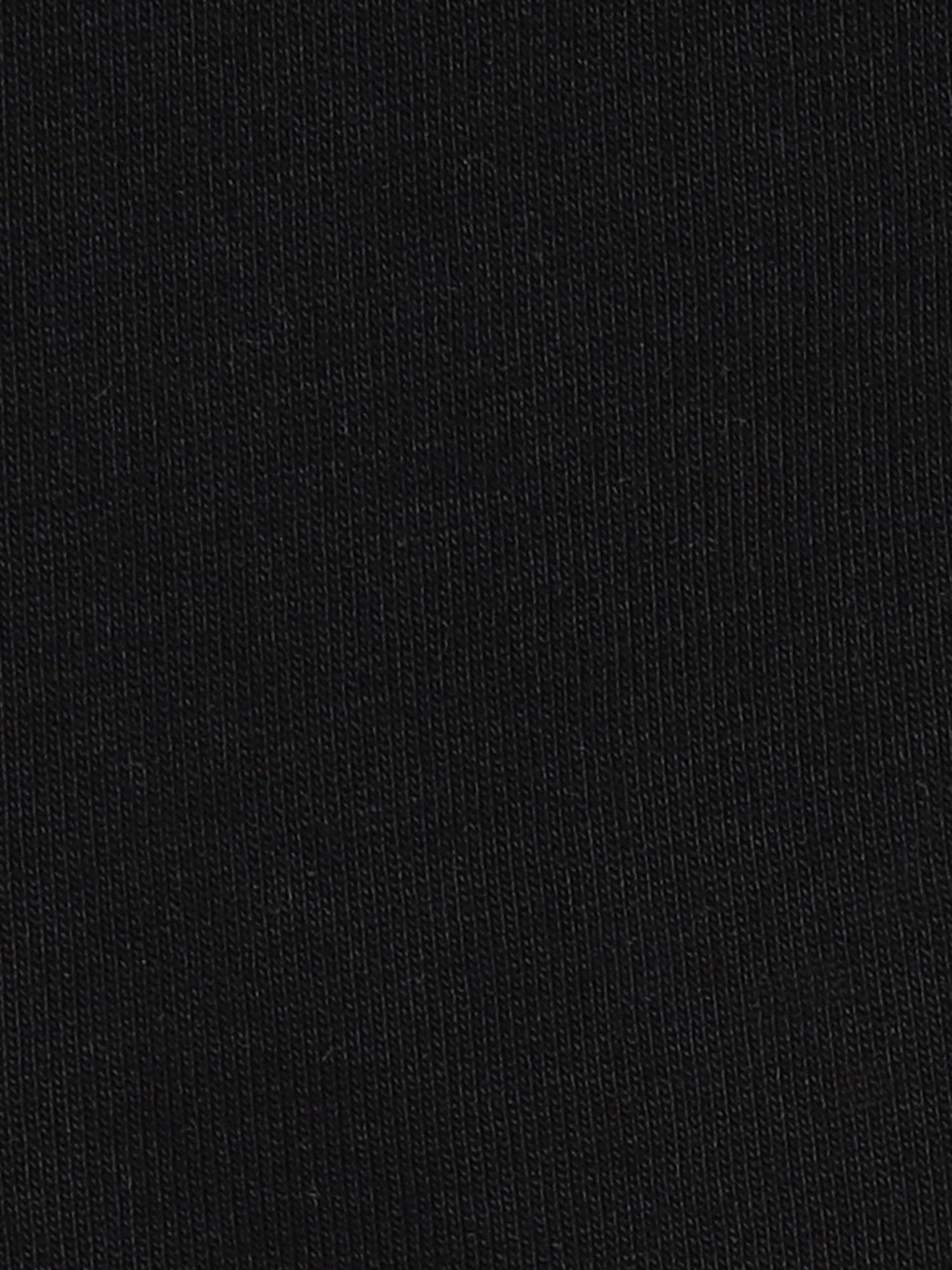 KAPPA Kids Black Cotton Applique Shorts