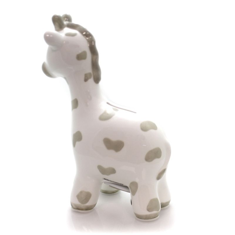 Bank 8.25" Gray Spotted Giraffe Bank Zoo Animal Baby  -  Decorative Banks