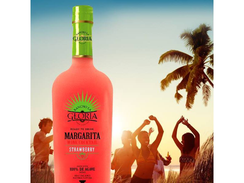 Rancho La Gloria Strawberry Margarita Wine Cocktail - 750ml Bottle