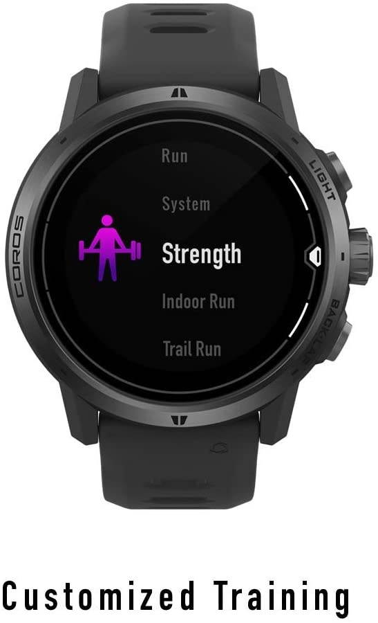 COROS APEX Pro Premium Multisport GPS Watch with Heart Rate Monitor, 40h Full GPS Battery, 24/7 Blood Oxygen Monitoring, Sapphire Glass, Barometer, ANT+ & BLE, Strava & Training Peaks (Black)