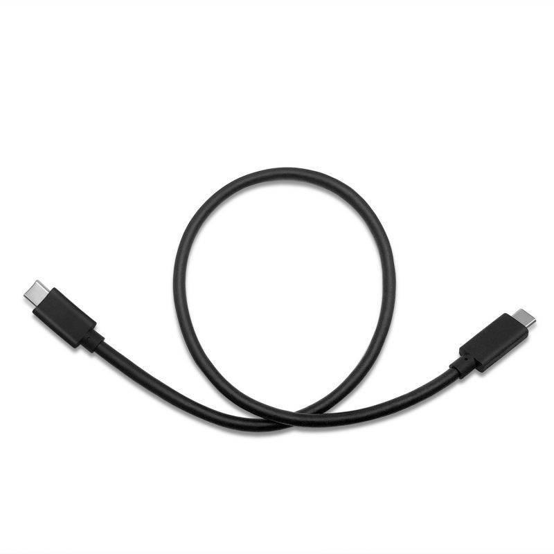 Thunderbolt 3 Cable 40Gbps, 100W (20V, 5A) Charging 1.6ft USB C Compatible Support 5K @60HZ Display Data Transfer Cable for Monitor, External SSD, eGpu, USB-C Docking Station