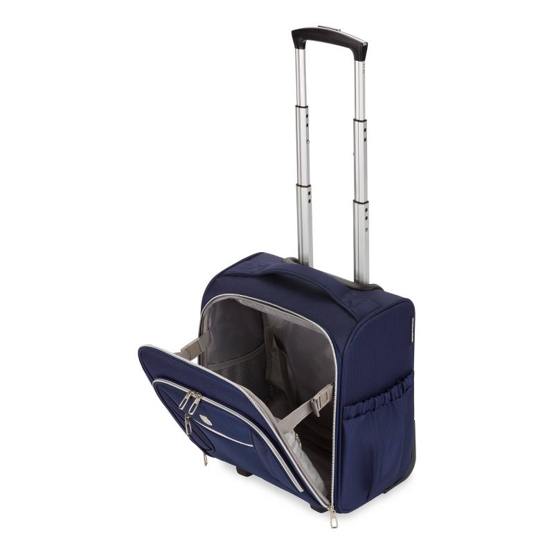 SWISSGEAR 16" Checklite Underseat Carry On Suitcase - Navy