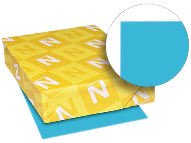 Wausau Paper Multipurpose Colored Paper, 11 x 17, Blue, 500 Sheets/Ream