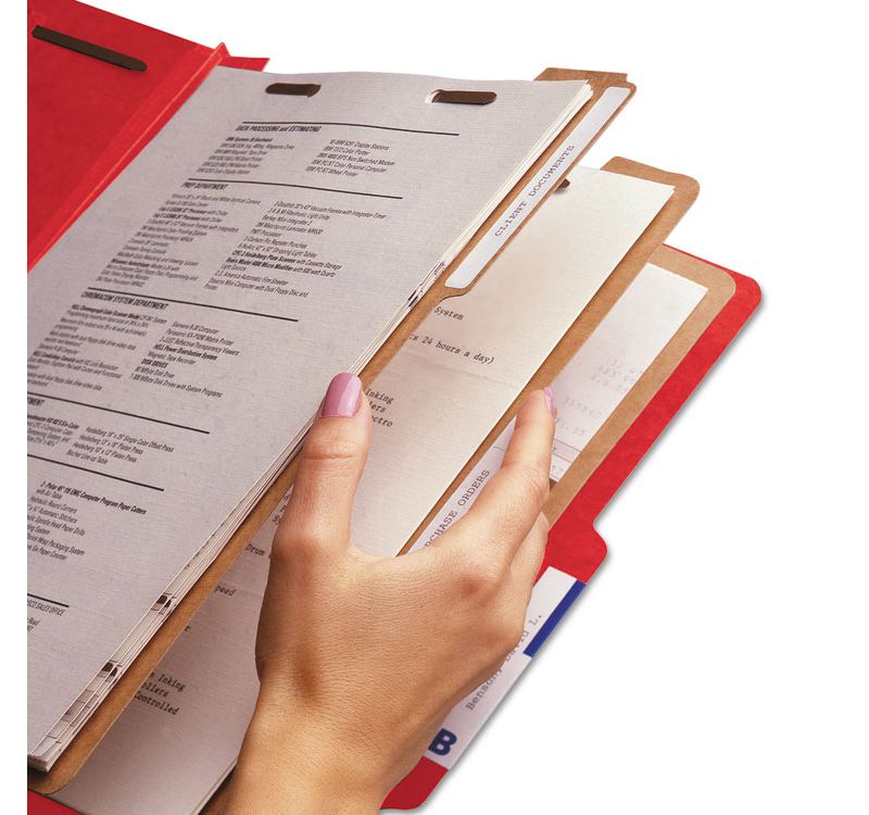 Skilcraft File Folders 3/4" Expansion 1/3-Cut Letter 100/BX Manila 2822507